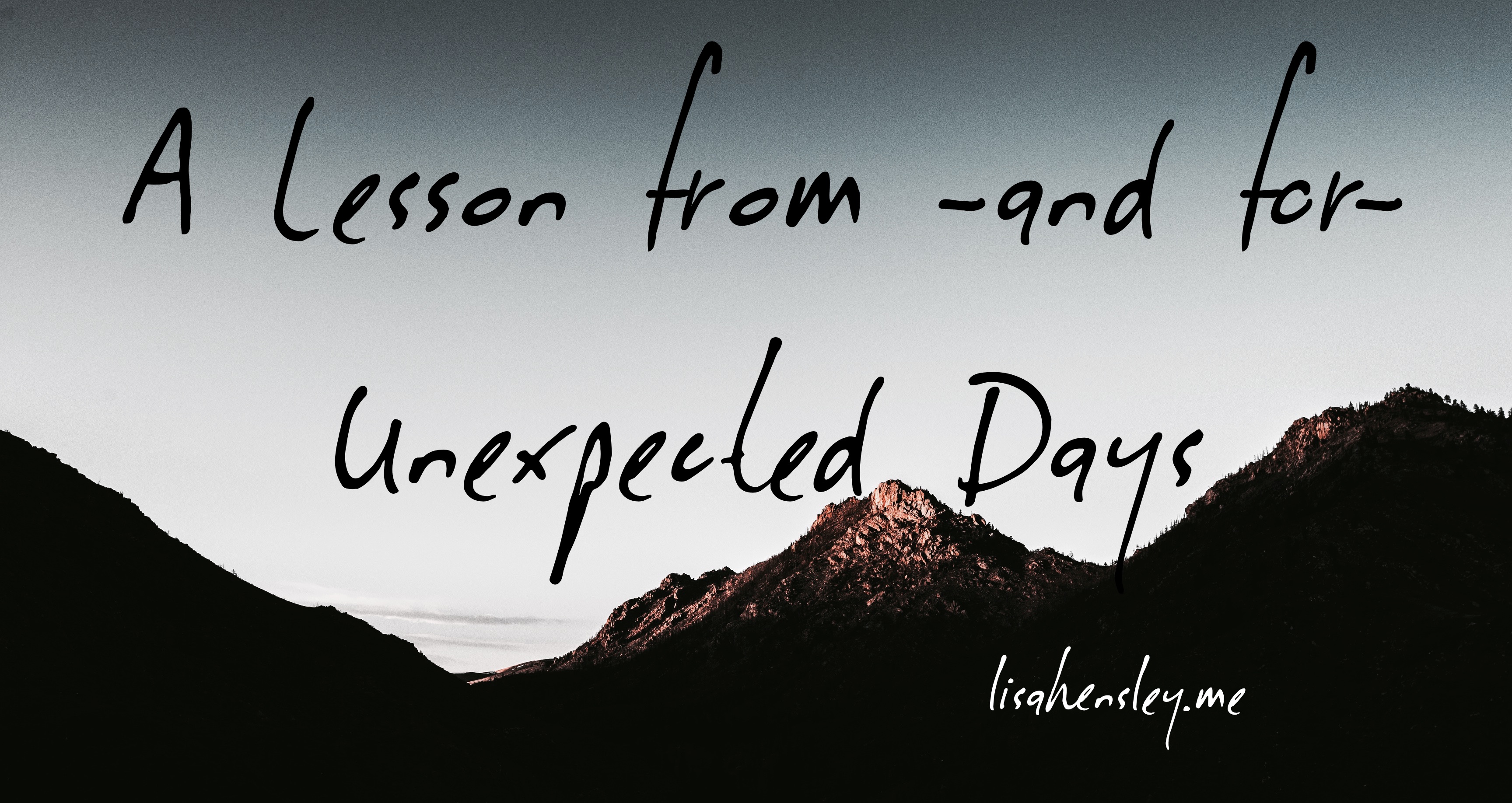 Unplanned Things Unplanned Days Quotes